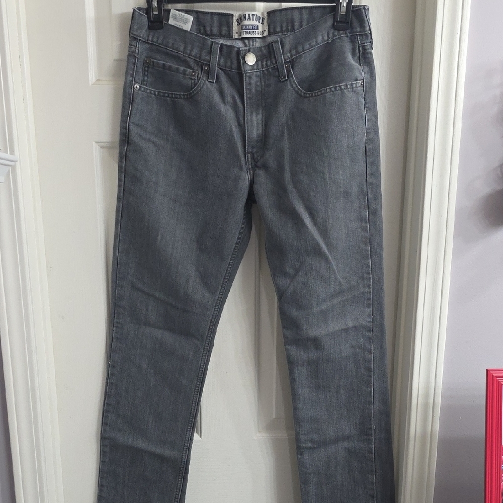 Gray Skinny Jeans - Signature by Levi Strauss